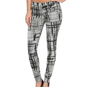 AG Adriano Goldschmied The Absolute Legging -Extreme Skinny-Grey Print - Size 26